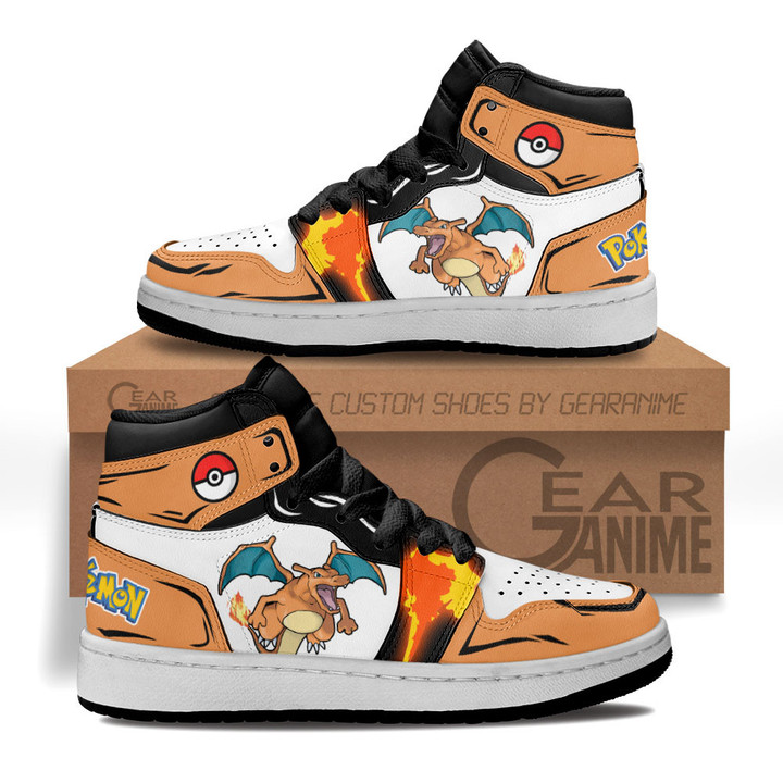 Charizard Kids Sneakers Custom Anime Pokemon Kids ShoesGear Anime