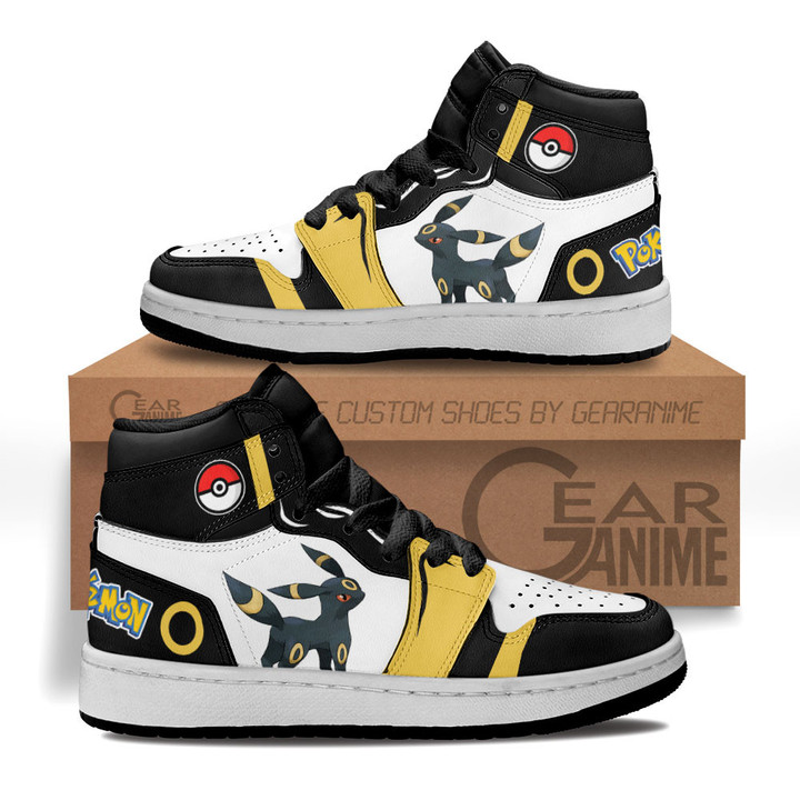 Umbreon Kids Sneakers Custom Anime Pokemon Kids ShoesGear Anime
