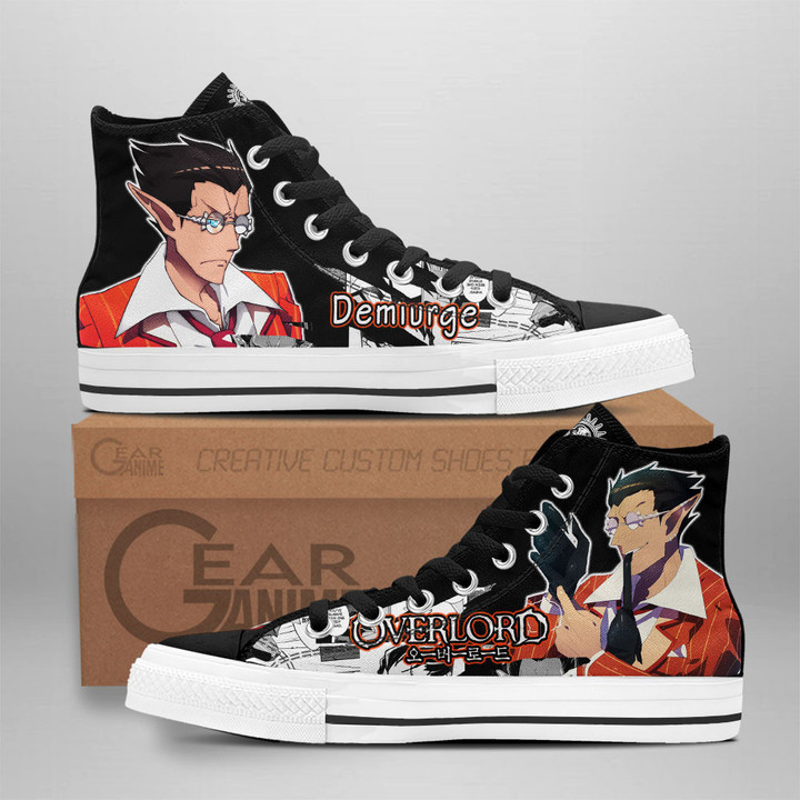 Demiurge High Top Shoes Custom Overlord Anime Sneakers