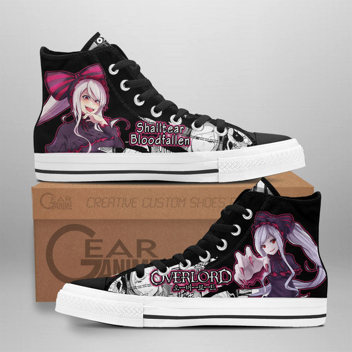 Shalltear Bloodfallen High Top Shoes Custom Overlord Anime Sneakers