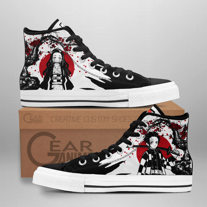 High Top Shoes Custom Japan Style For Fans