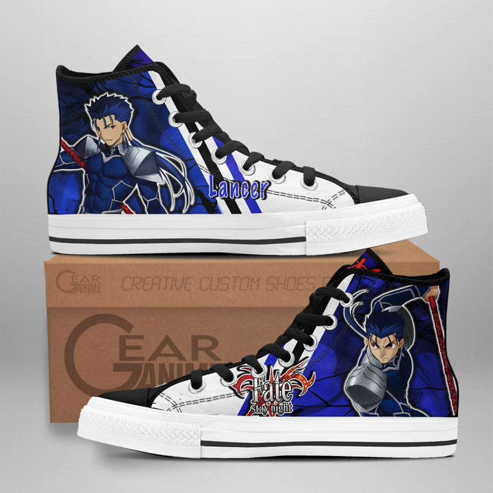 Lancer High Top Shoes Custom Fate Stay Night Sneakers