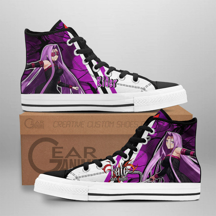Rider High Top Shoes Custom Fate Stay Night Sneakers