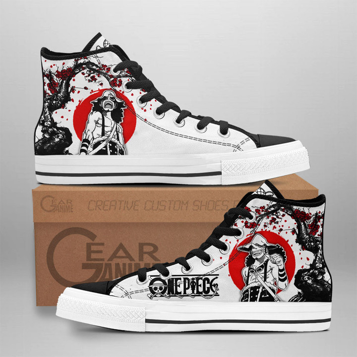 Usopp High Top Shoes Custom Anime One Piece Sneakers Japan Style