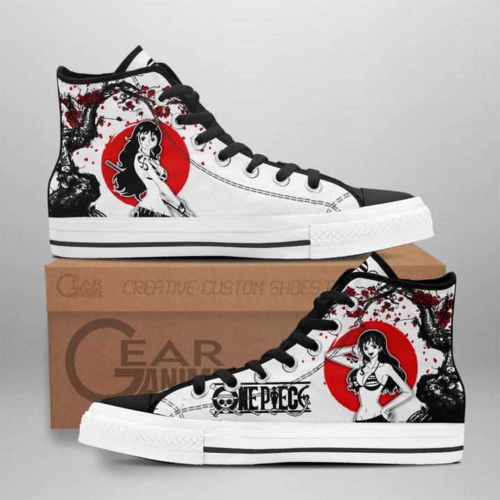 Nami High Top Shoes Custom Anime One Piece Sneakers Japan Style