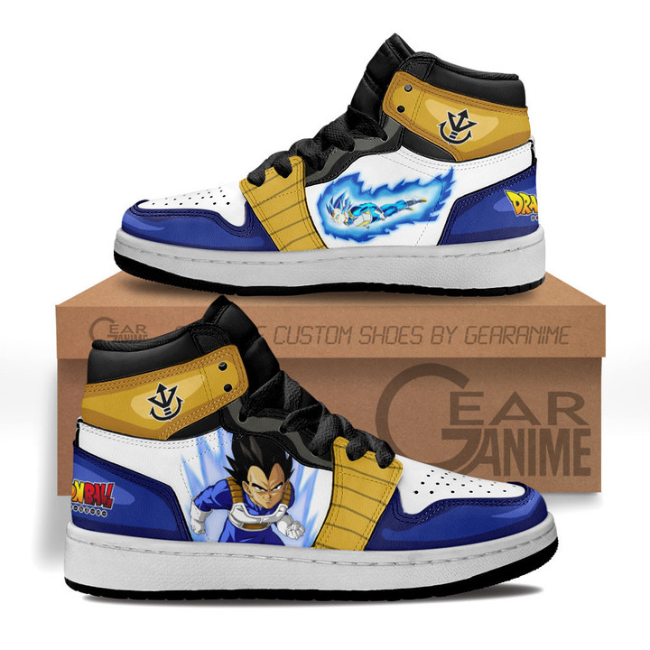 Vegeta Kids Sneakers Custom Dragon Ball Anime Kids ShoesGear Anime