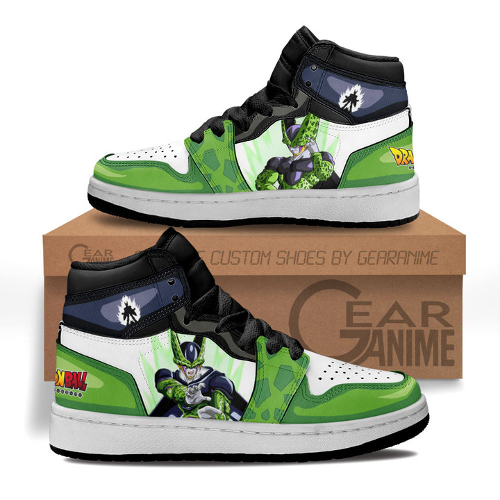 Cell Kids Sneakers Custom Dragon Ball Anime Kids ShoesGear Anime