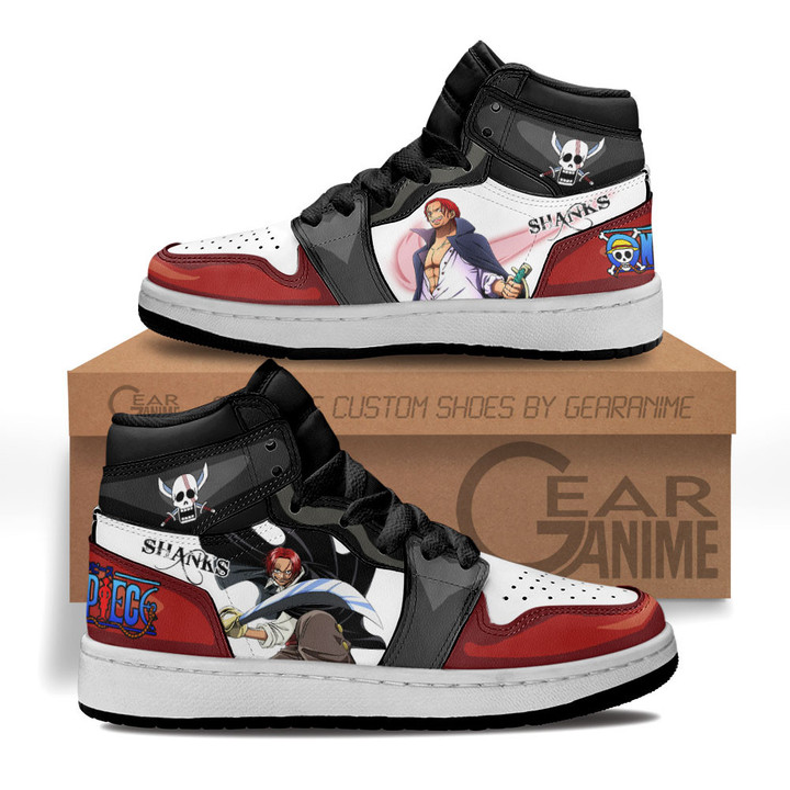 Shanks Kids Sneakers Custom One Piece Anime Shoes For Kids