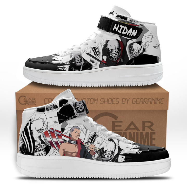 Hidan Sneakers Air Mid Custom Anime Shoes Mix Manga for OtakuGear Anime