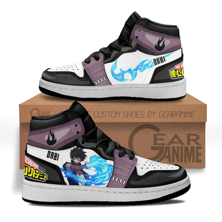 Dabi Kids Sneakers Custom My Hero Academia Anime Kids ShoesGear Anime