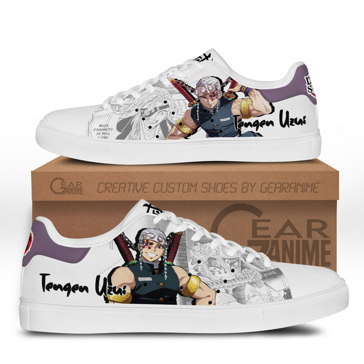 Tengen Uzui Skate Sneakers Custom Demon Slayer Anime ShoesGear Anime