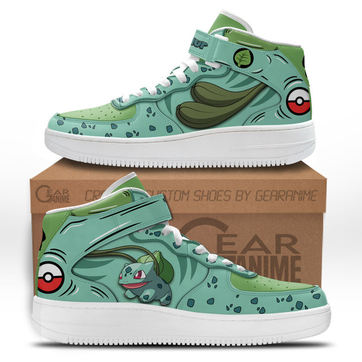 Bulbasaur Sneakers Air Mid Pokemon Anime Shoes for OtakuGear Anime