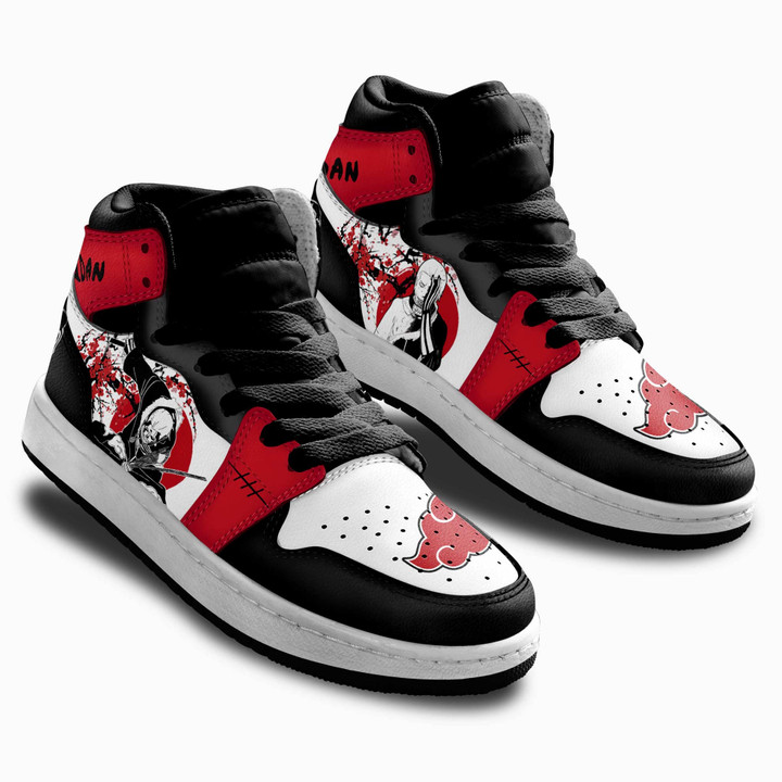 Hidan Kids Sneakers Custom Akatsuki Anime Kids Shoes Japan StyleGear Anime