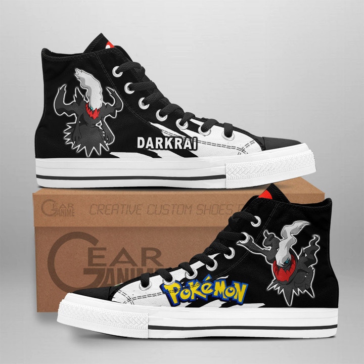 Pokemon Darkrai High Top Shoes Custom Anime Sneakers