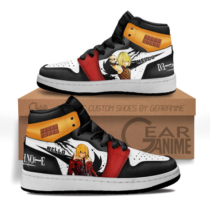 Mello Kids Sneakers Death Note Anime Kids Shoes for OtakuGear Anime