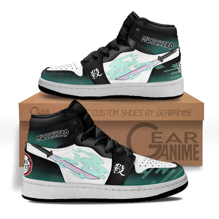 Muichiro Tokito Mist Breathing Kids Sneakers Demon Slayer Anime Kids ShoesGear Anime