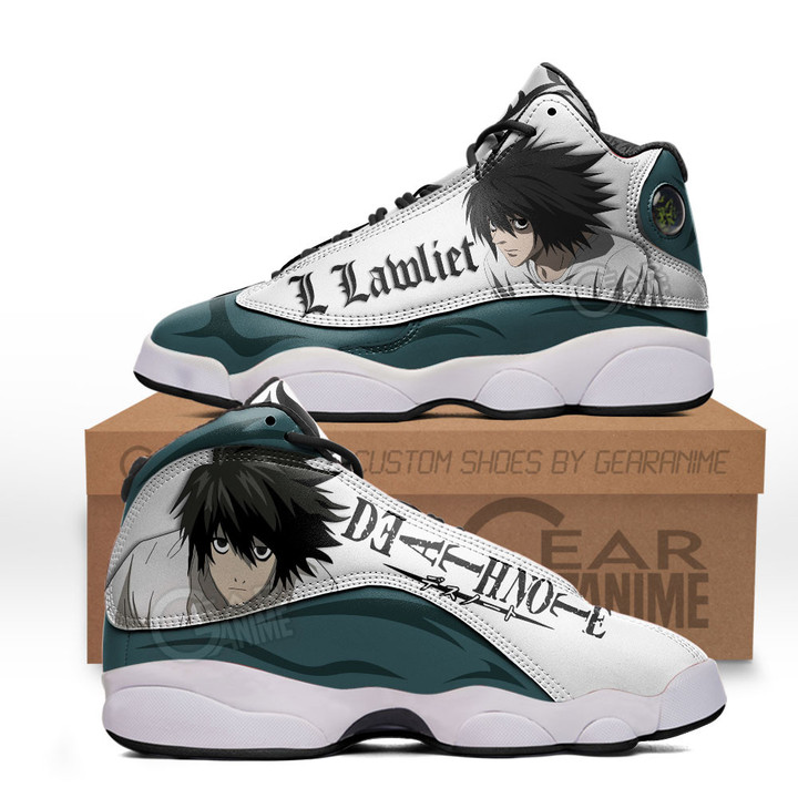 L Lawliet JD13 Sneakers Death Note Custom Anime Shoes for OtakuGear Anime