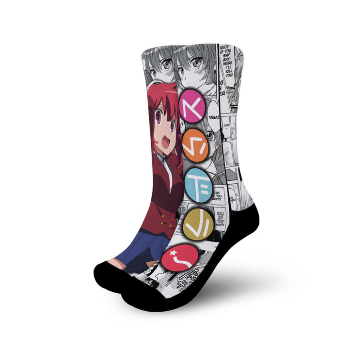 Minori Kushieda Socks Toradora Custom Anime Socks Mix Manga