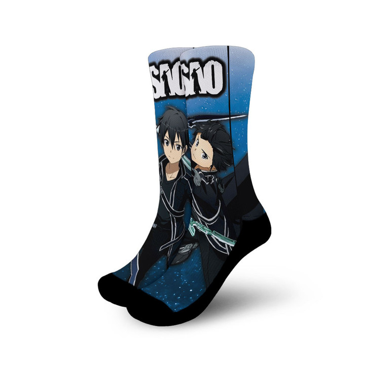 Kirito Socks Sword Art Online Custom Anime Socks