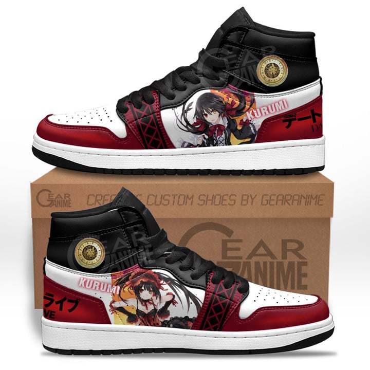 Kurumi Tokisaki Sneakers Date A Live Custom Anime Shoes for OtakuGear Anime