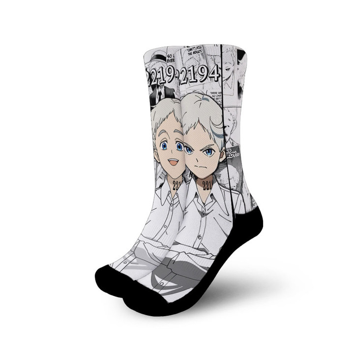 Norman Socks The Promised Neverland Custom Anime Socks Mix Manga