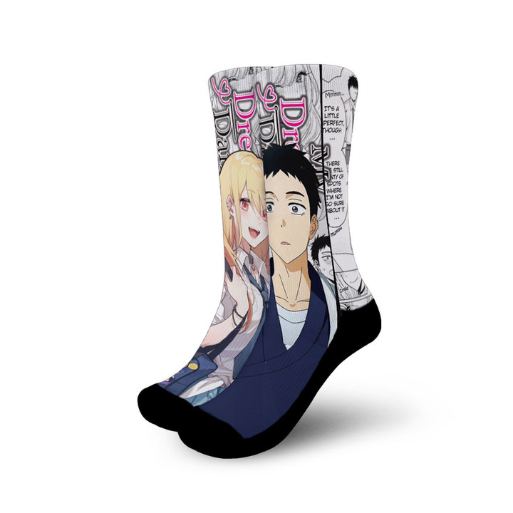 Marin Kitagawa and Wakana Gojo Socks My Dress-up Darling Custom Anime Socks Mix Manga