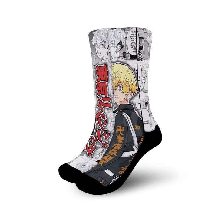 Chifuyu Matsuno Socks Tokyo Revengers Custom Anime Socks Manga Style