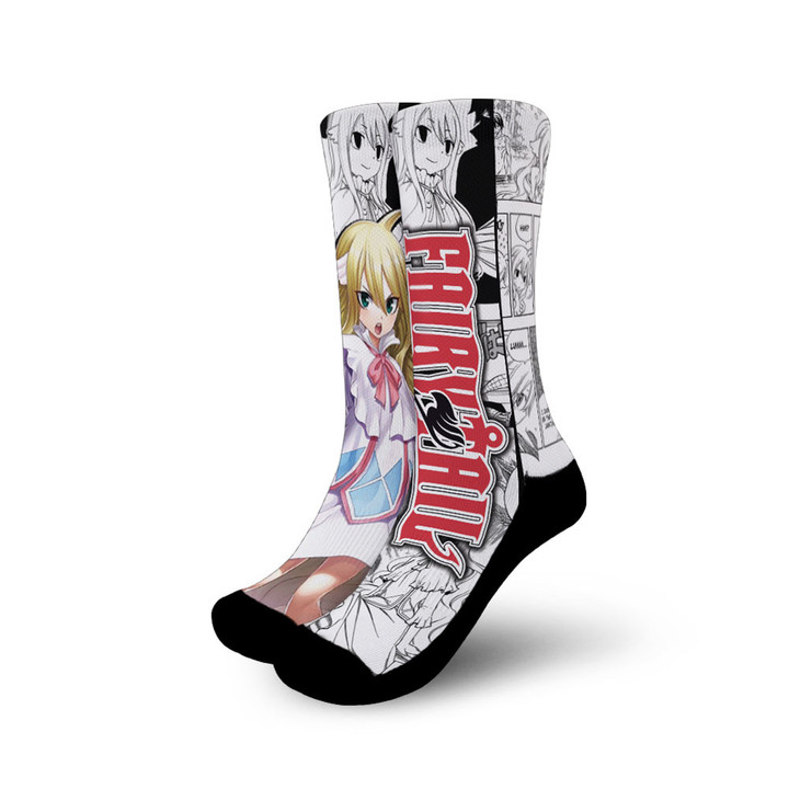 Mavis Vermillion Socks Fairy Tail Custom Anime Socks Manga Style