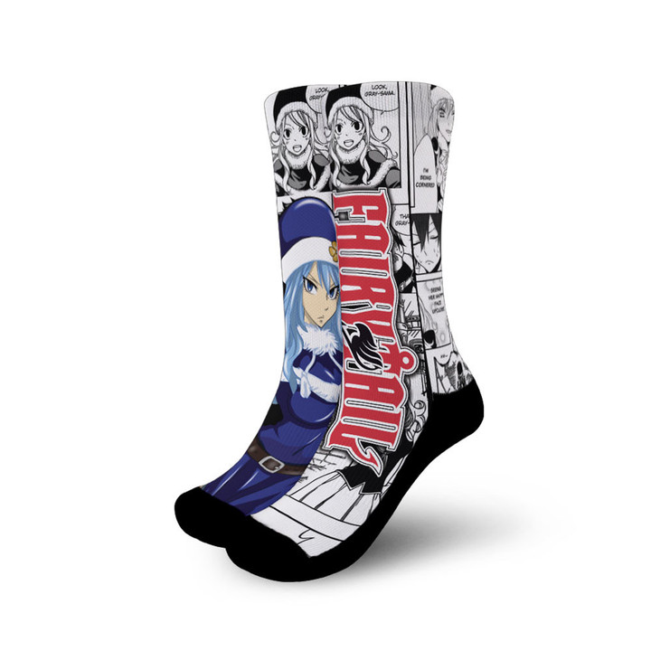 Juvia Lockser Socks Fairy Tail Custom Anime Socks Manga Style
