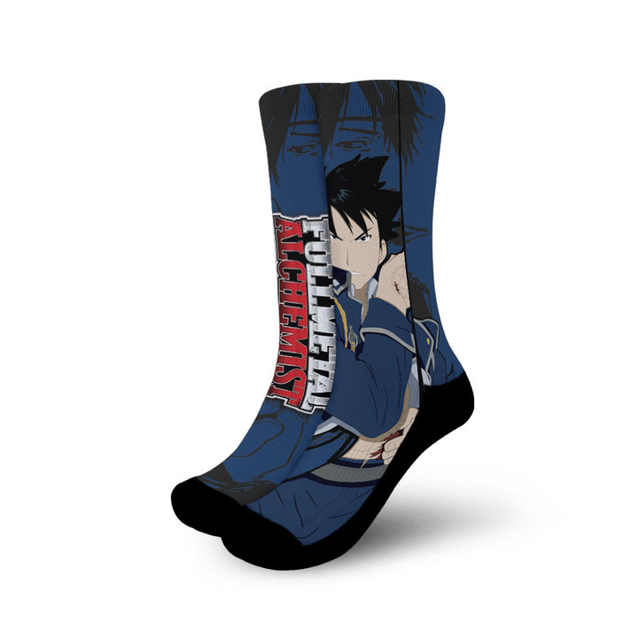 Roy Mustang Socks Fullmetal Alchemist Custom Anime Socks Manga Style