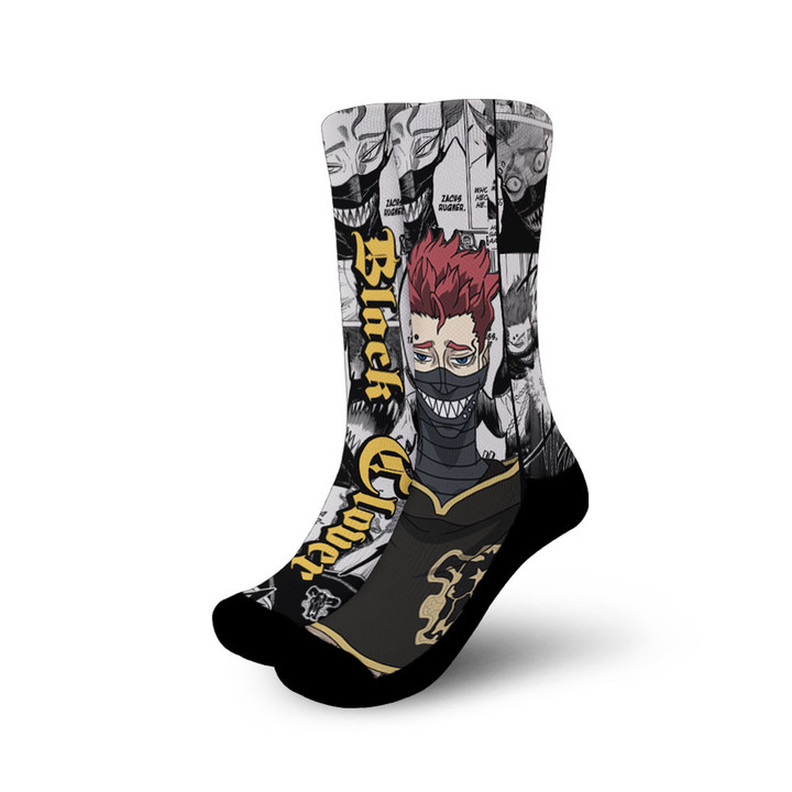 Zora Ideale Socks Black Clover Custom Anime Socks Manga Style