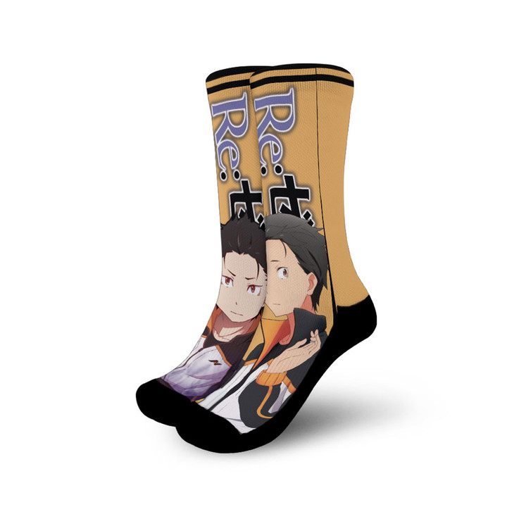 Subaru Natsuki Socks Re:Zero Custom Anime Socks