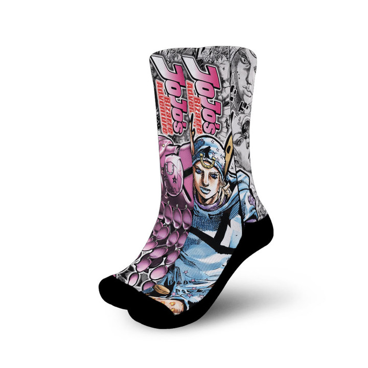Johnny Joestar Socks Jojo's Bizarre Adventure Custom Anime Socks