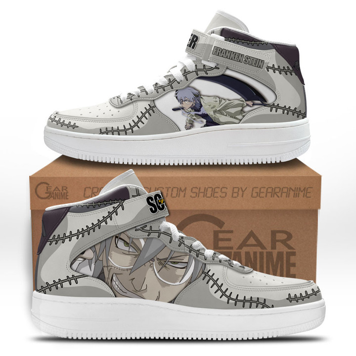 Franken Stein Sneakers Air Mid Custom Soul Eater Anime ShoesGear Anime