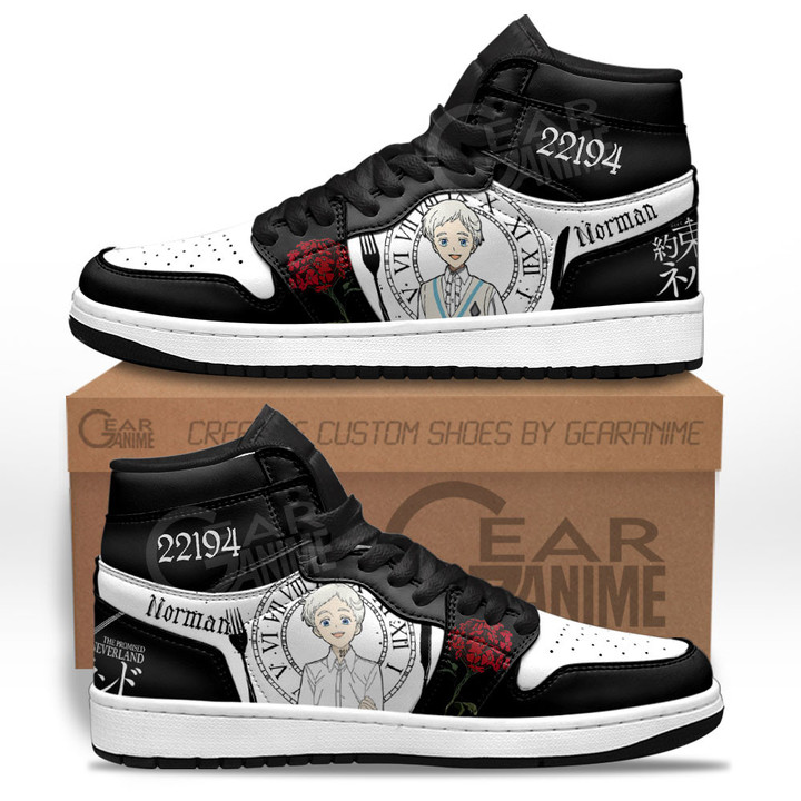 Norman Sneakers The Promised Neverland Custom Anime ShoesGear Anime