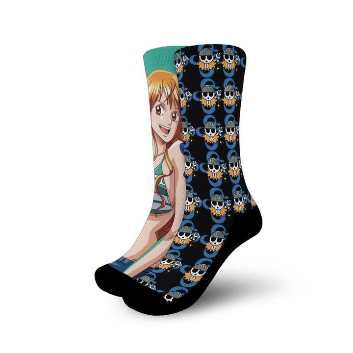 Nami Socks One Piece Custom Anime SocksGear Anime