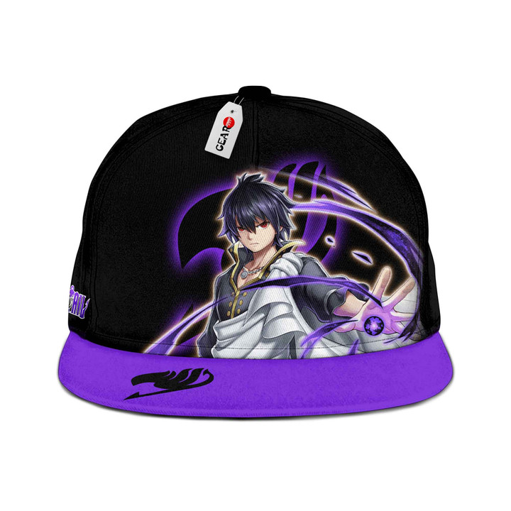 Zeref Dragneel Snapback Hat Custom Fairy Tail Anime Hat