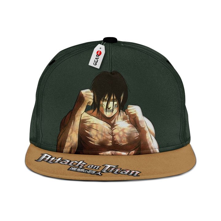 Attack Titan Snapback Hat Custom Attack On Titan Anime Hat