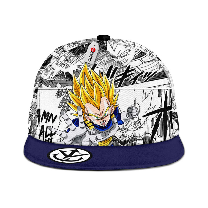 Vegeta Super Saiyan Snapback Hat Custom Dragon Ball Anime Hat Mix Manga
