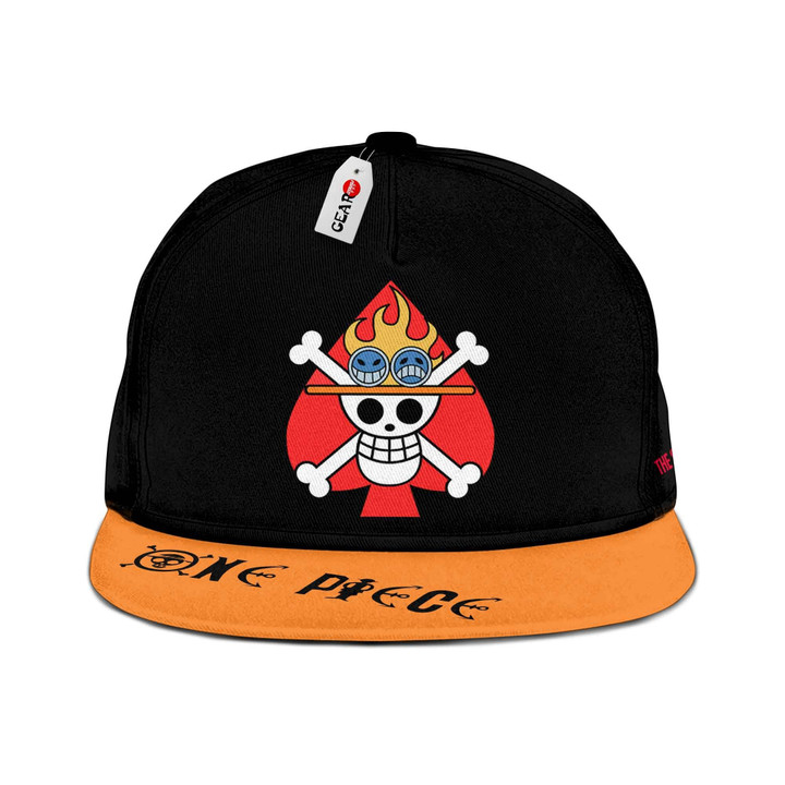 The Spade Pirates Hat Cap One Piece Anime Snapback Hat