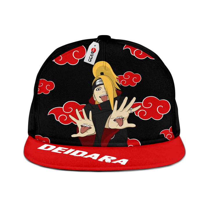 Akatsuki Deidara Snapback Hat Custom NRT Anime Hat