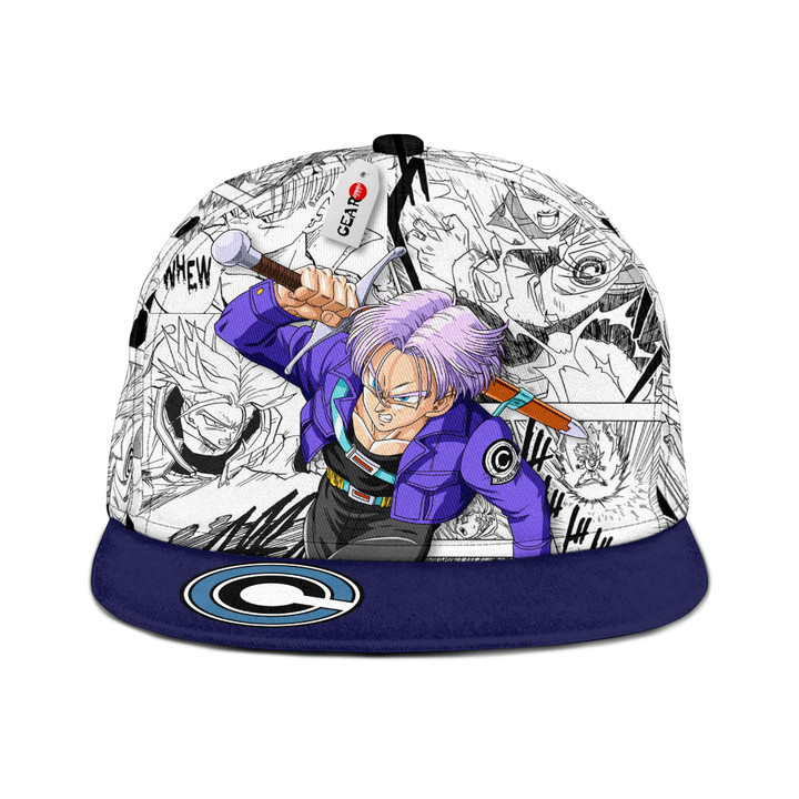 Trunks Snapback Hat Custom Dragon Ball Anime Hat Mix Manga