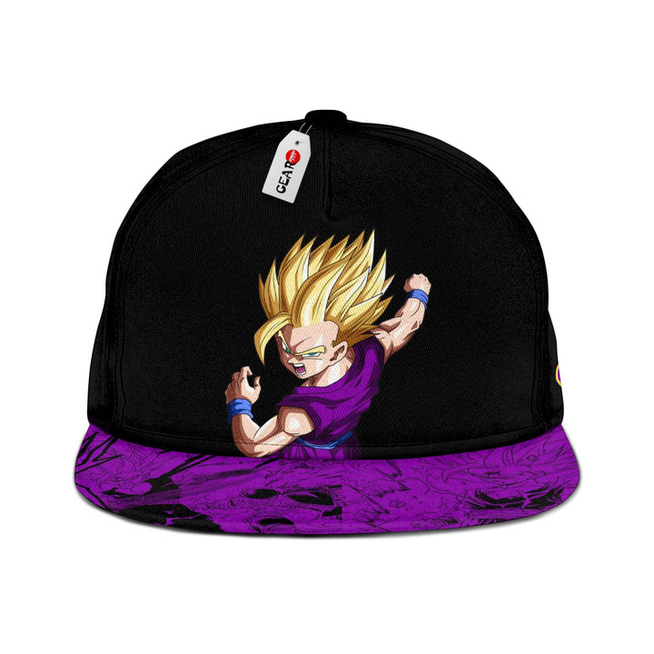 Gohan SSJ Cap Hat Custom Anime Dragon Ball Snapback