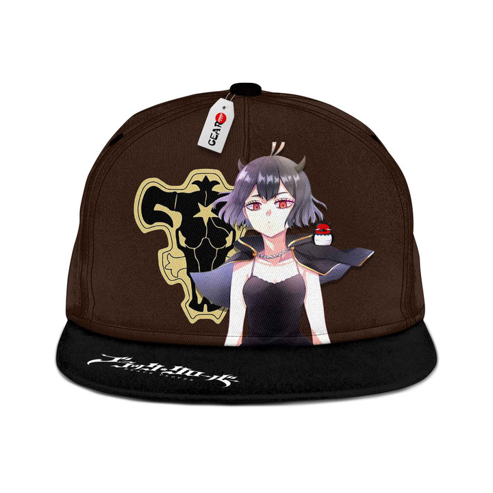Secre Swallowtail Snapback Hat Custom Black Clover Anime Hat