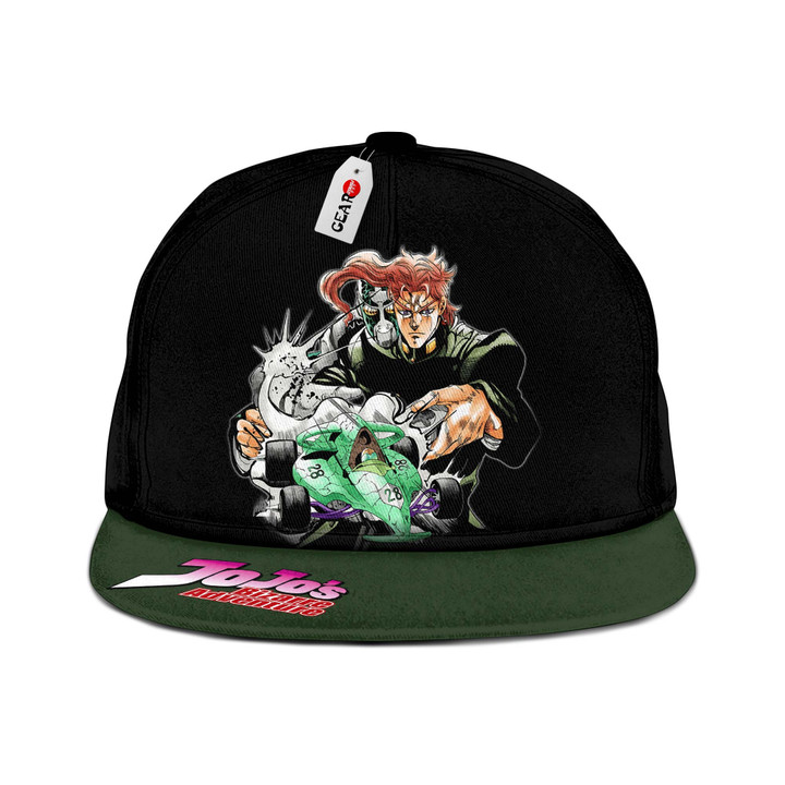 Noriaki Kakyoin Snapback Hat Custom JJBA Anime Hat