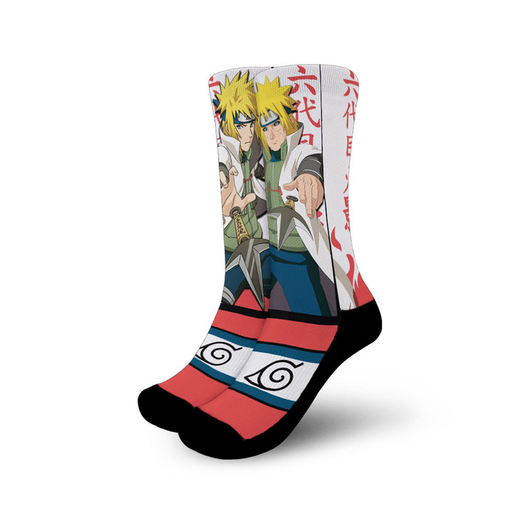 Minato Namikaze Socks Custom Anime Socks for OtakuGear Anime