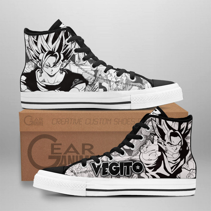 Vegito High Top Shoes Dragon Ball Custom Manga Sneakers