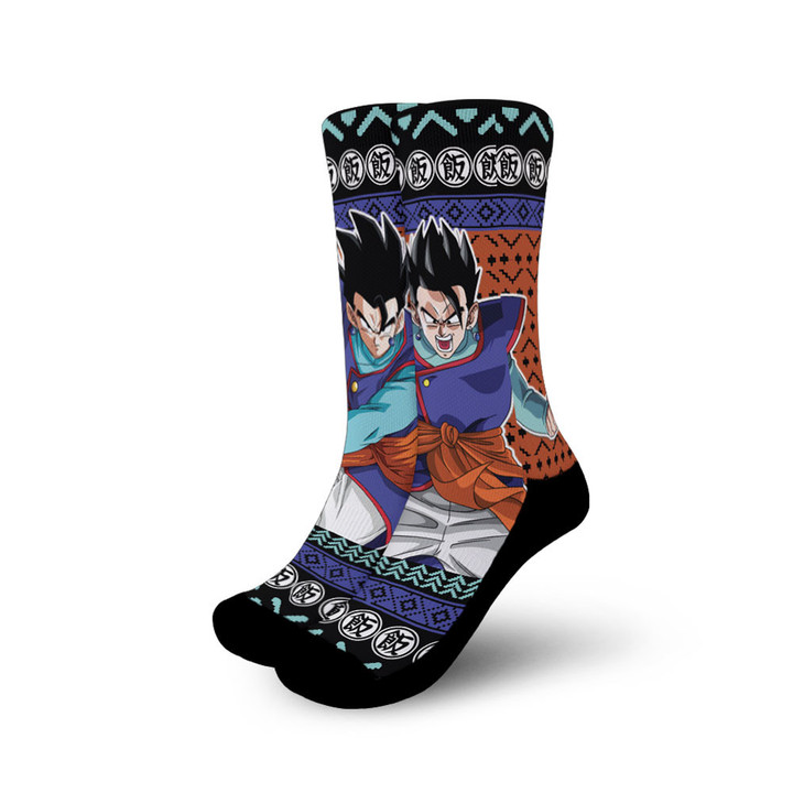 Gohan Mystic Socks Dragon Ball Custom Ugly Christmas Anime Socks Gear Anime