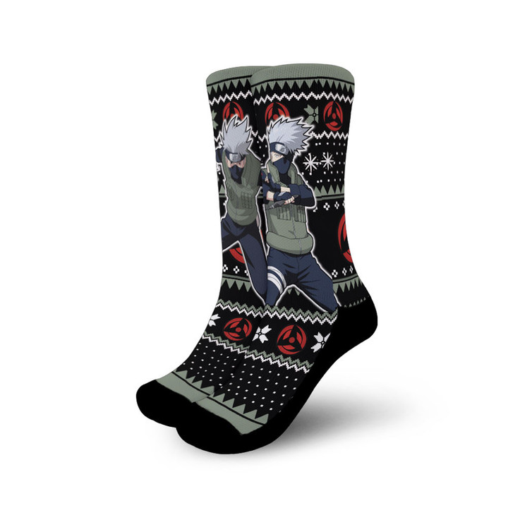 Kakashi Hatake Socks Custom Ugly Christmas Anime Socks Gear Anime