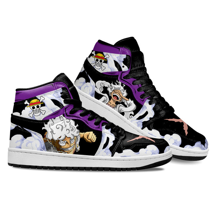 One Piece Luffy Nika Sneakers Custom Anime Shoes MN1608 Gear Anime